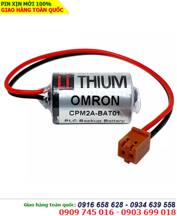 Omron CPM2A-BAT01 _Pin lithium 3V 1/2AA 1000mAh (Made in Japan)